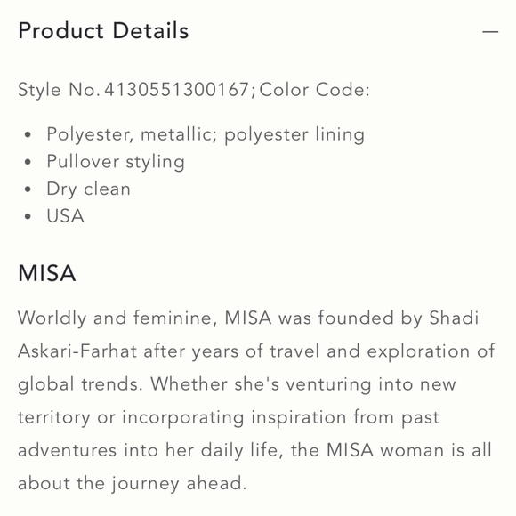 MISA V-Neck Mini Dress in Blue Motif NWT S - Picture 4 of 6